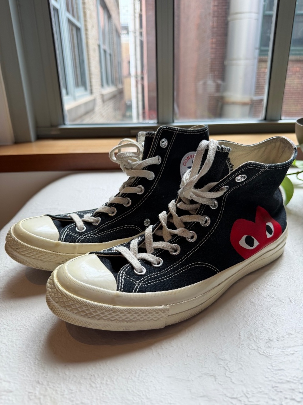 Comme des Garçons Play x Converse Chuck 70 High-Top Sneakers